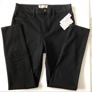 Free People 30s High Waisted Black Jeans